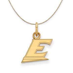 14k Yellow Gold Eastern Kentucky U X-Small Necklace - 16 Inch